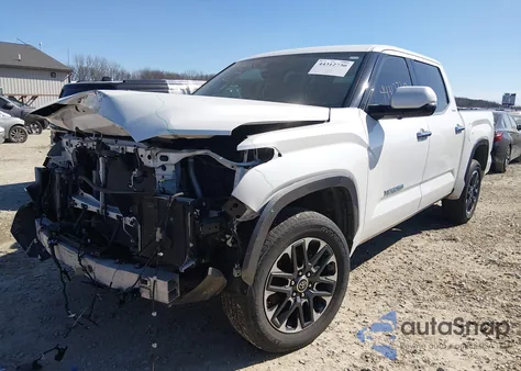 2022 Toyota Tundra Limited из США, поврежденный, VIN 5TFJA5DB3NX047306